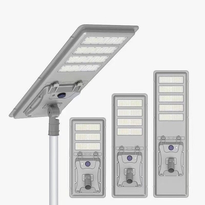 12V DC Integrated Solar Street Lamp 170 Lm/W Aluminum Shell LED Street Light