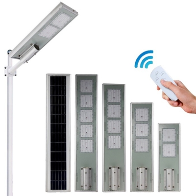 100-200W Aluminum Shell Intergrated Solar Street Light 160LM/W LED High Brightness Street Light Cold White