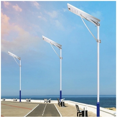 Long Life Span Aluminum Solar LED Street Light With Remote Control Light Control