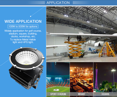 Engineering Construction 5000K 500W Tower Crane Lamp