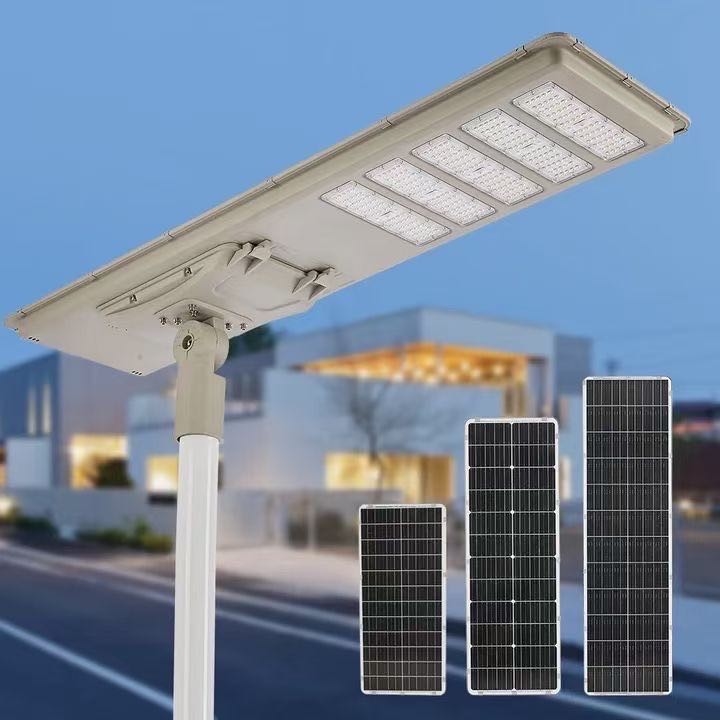 30W-200W High Brightness Die Casting Aluminum All In One LED Solar Street Light