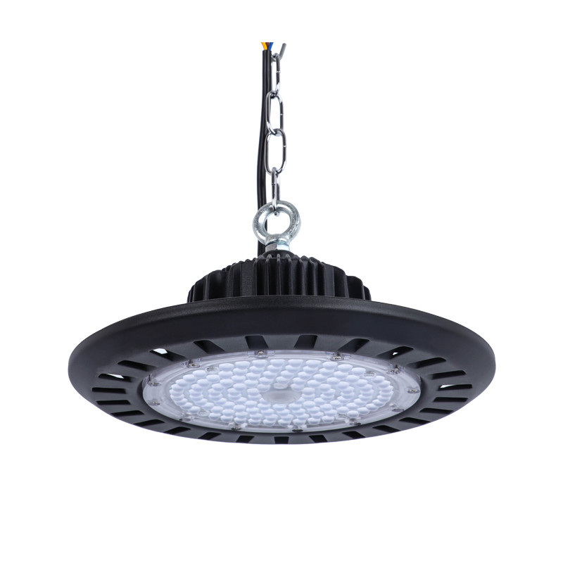 3 Years/5 Years Warranty Black Industrial LED UFO High Bay Lighting With Aluminum Housing